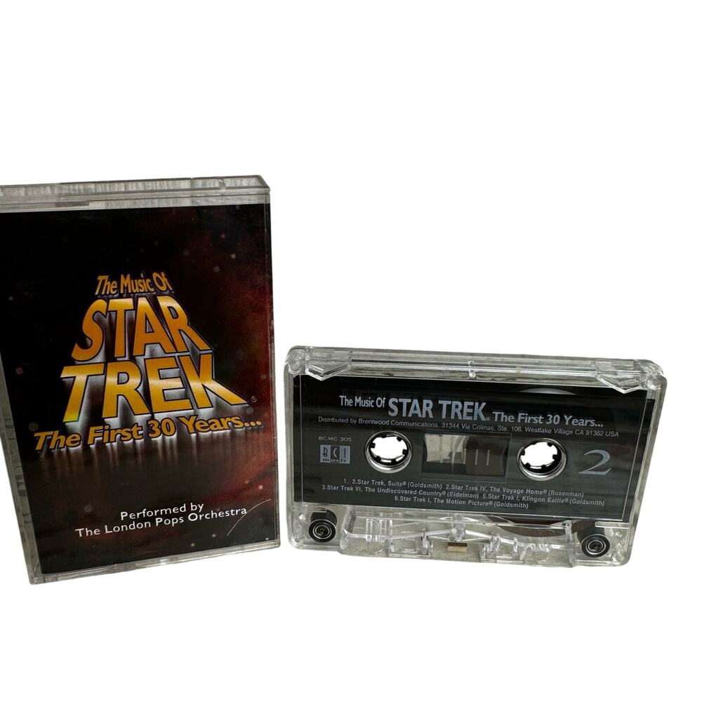 The Music of Star Trek Vintage Cassette Tape The First Thirty Years Soundtrack